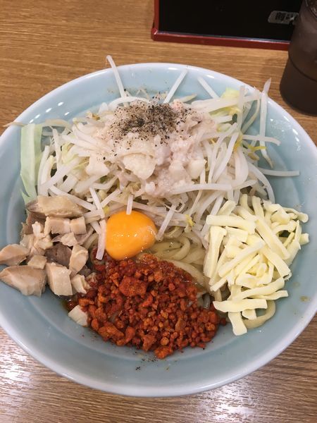 「油そば 中盛」@郎郎郎 本厚木店の写真