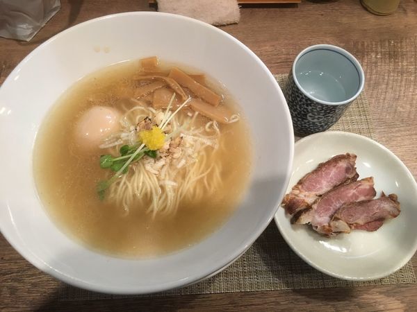 「味玉鯛塩そば（淡麗）920円」@狐狸丸の写真