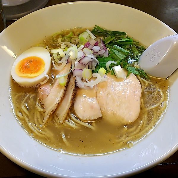 「こく塩＋本日のごはん」@鶏こく中華 すず喜の写真