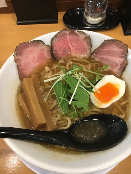 「新中華（大盛210ｇ）¥750」@麺人 ばろむ庵の写真