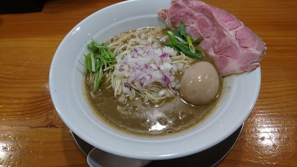 「濃厚煮干し豚骨・・780円」@煮干し豚骨らーめん専門店 六郷の写真