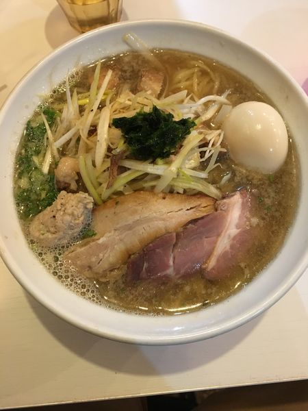 「【限定】ネギ煮干しラーメン（塩）」@はりけんラーメンの写真