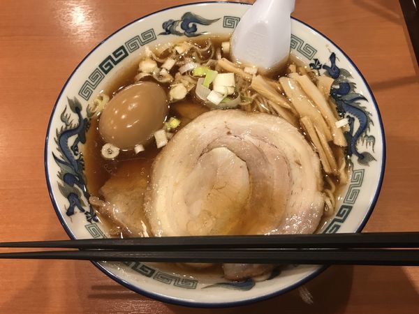 「青葉らぁめん・醤油（中盛り）」@らあめん青葉の写真