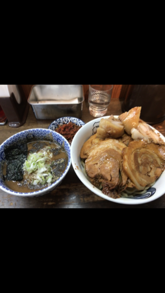 「つけ魚 豚増し」@雷 北松戸本店の写真