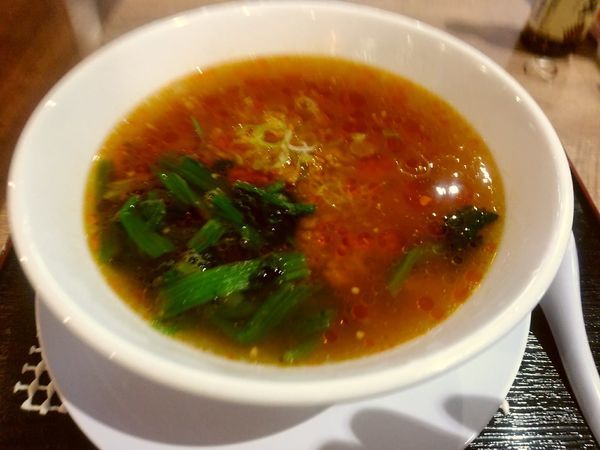 「ピリ辛四川風湯麺(並盛・110g)750円」@たかさき食堂 高崎オーパ店の写真