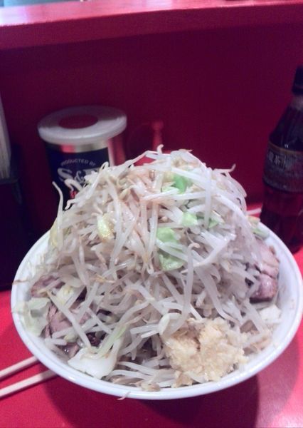 「大ラーメン野菜ニンニクマシ」@ラーメン二郎 府中店の写真