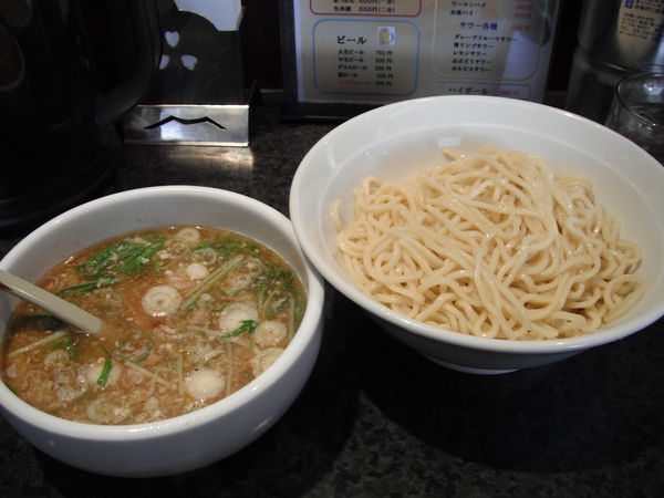 「塩つけ麺中盛 750円」@大らーめん 福籠の写真