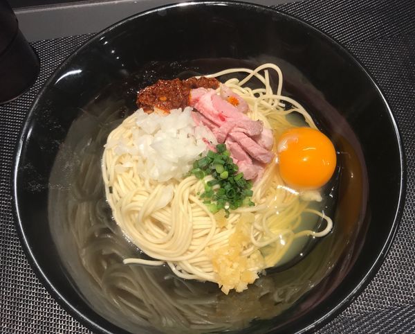 「《限定》旨辛まぜそば 500円」@煮干乱舞の写真