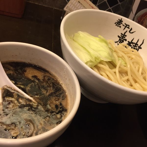 「黒こってりつけ麺」@煮干しらーめん青樹 立川店の写真