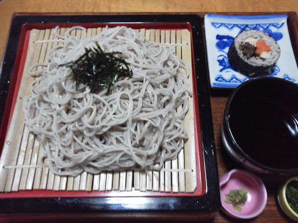 「ざるそば650＋大盛100＝750円」@日本蕎麦 家族庵の写真