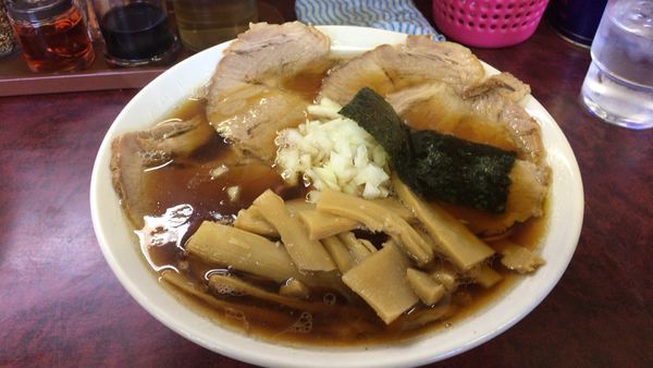 「メンマチャーシューメン」@三番亭の写真