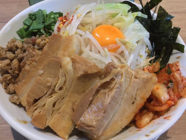 「台湾まぜそば 大盛(1.5玉) TP肉増し ニンニク普通脂増し 」@麺屋 しずる 幸田店の写真