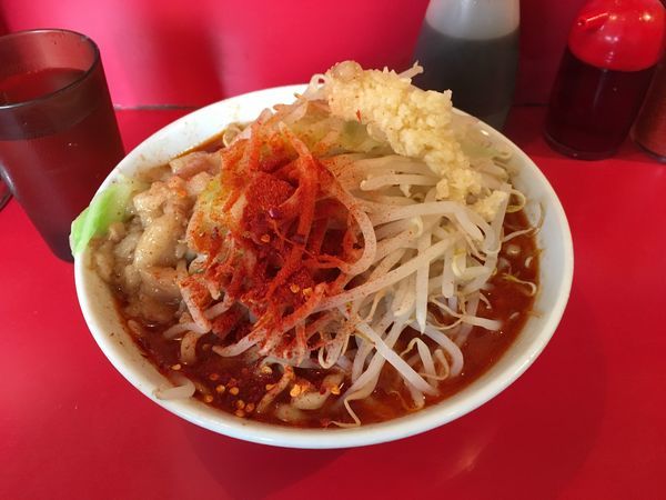 「豚そば 辛味」@ひたちなか大盛軒の写真