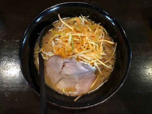 「ねぎ味噌らーめん（太麺）」@らーめん いっかくの写真