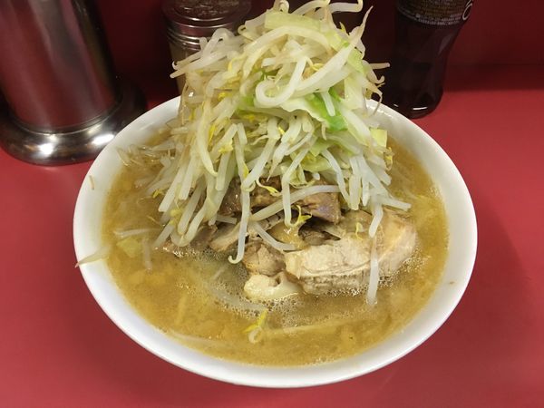 「ラーメン豚入り(ニンニク少し)」@ラーメン二郎 ひばりヶ丘駅前店の写真