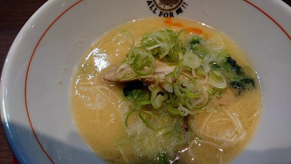 「鶏白湯麺 Opa限定 780円」@らーめんや なかじゅう亭 高崎オーパ店の写真