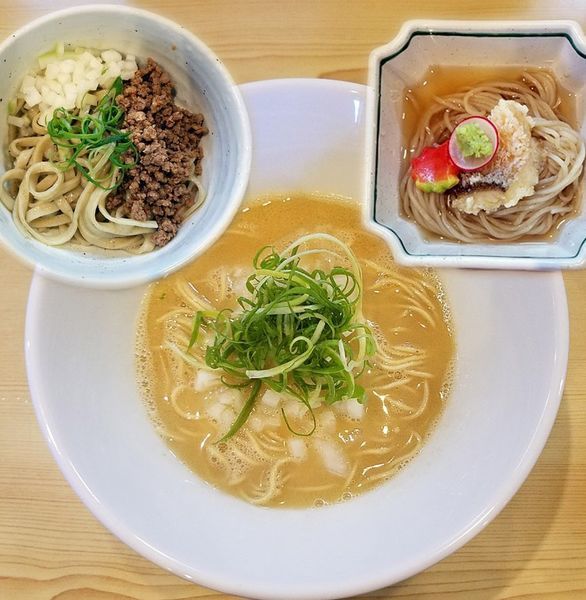 「コラボ麺３種～小麦の記憶～1500円」@寿製麺よしかわ 坂戸店の写真
