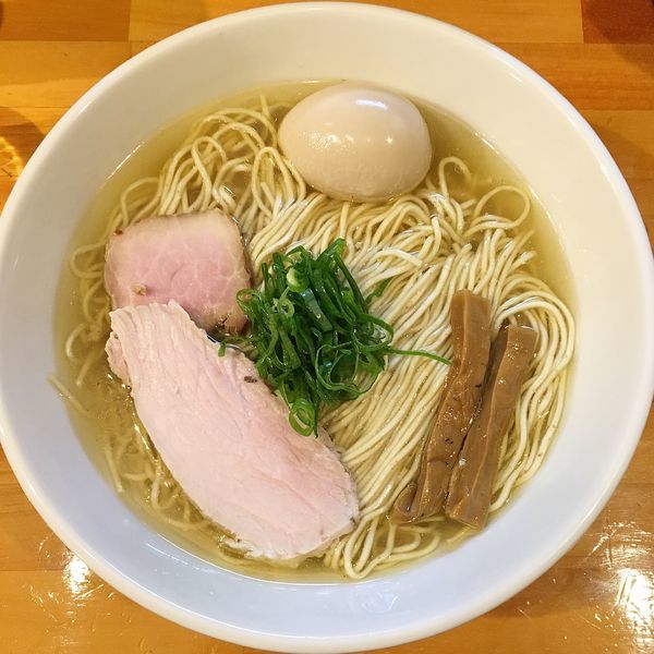「味玉塩（大盛）￥１０００」@麺庵ちとせの写真