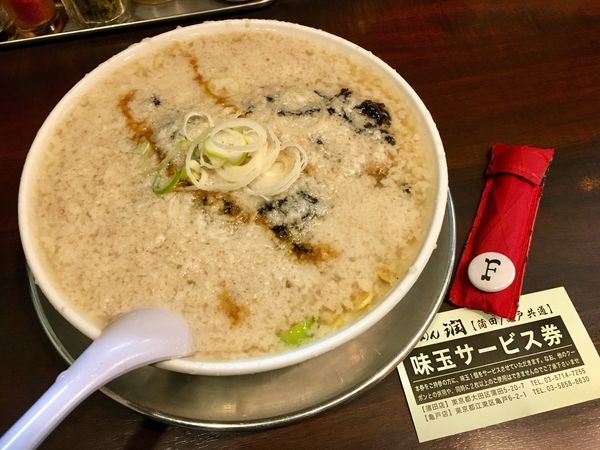 「中華そば鬼油」@らーめん潤 亀戸店の写真