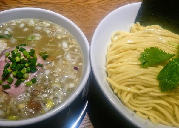 「鶏ニボつけめん（限定）」@中華そば 二階堂の写真