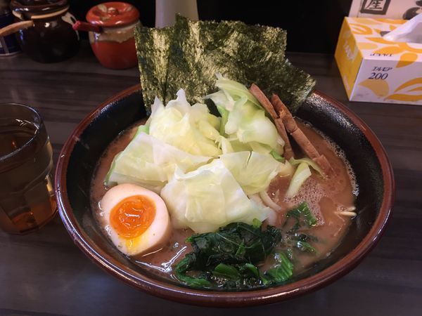 「特製朝ラー中盛り」@横浜家系らーめん 武術家の写真