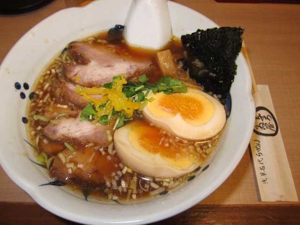「ちゃーしゅうめん　950円＋双子の味玉　100円」@与ろゐ屋の写真