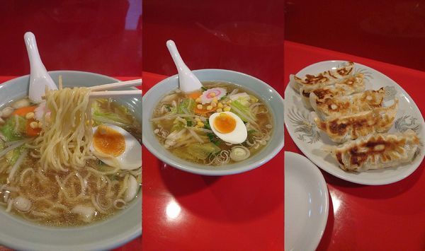 「『タンメン+餃子(￥700+350)』」@メルシーの写真