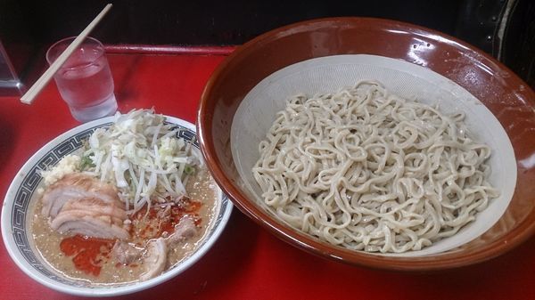 「味噌つけ麺930円+麺増150円」@豚男 -BUTAMEN-の写真
