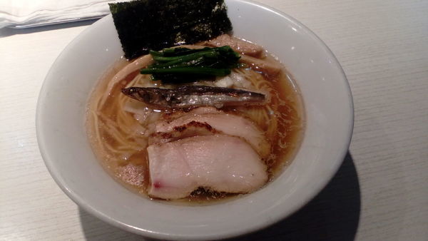 「週替わりの純煮干しそば（4週目）（750円）」@煮干し中華そば 一燈の写真