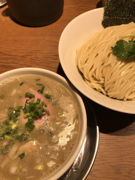 「【限定】鶏ニボつけめん、大盛り」@中華そば 二階堂の写真