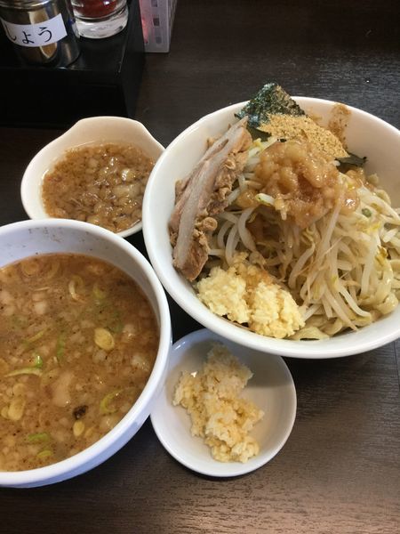 「つけ麺小８００円」@ラーメンどでん 大宮店の写真