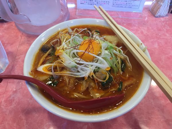 「【限定】味噌らーめん 豚キム ジャンク800円+割飯50円」@カッパラーメンセンターの写真