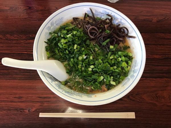 「チャーシュー麺900円+明太おにぎり150円」@熊本ラーメン みち丸の写真