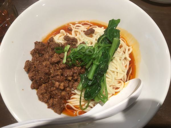 「成都式汁なし担担麺750円」@六坊担担面の写真