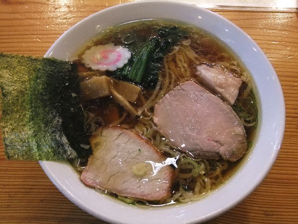 「手打中華そば（680円）」@白河手打中華 賀乃屋の写真