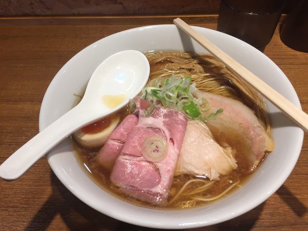 「中華そば750円+大盛100円」@寿製麺よしかわ 川越店の写真