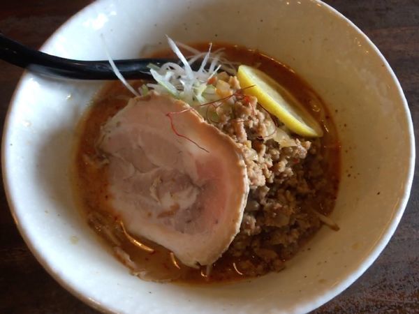 「火山ラーメン（味噌、辛め、850¥）」@ら麺 はちにの写真