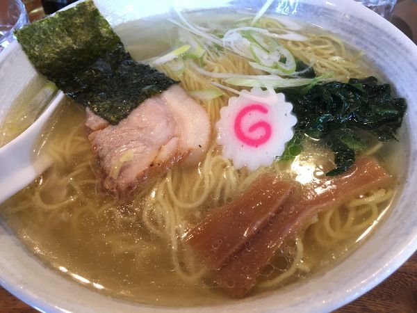 「塩そば」@泉岳寺 らーめん徳の写真