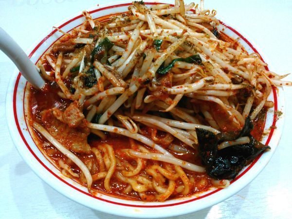 「【土日祝日限定】北極の炎（辛さ3倍）￥950・AB醤￥120」@蒙古タンメン 中本 上板橋本店の写真