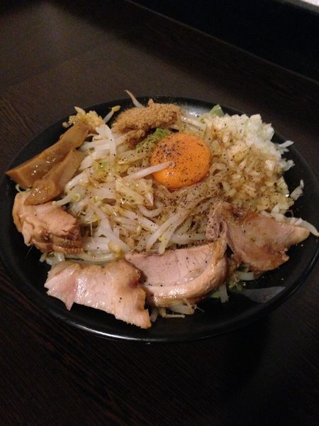 「まぜそば  800円」@麺屋 一心の写真