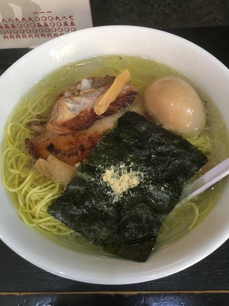 「あじ玉塩そば」@塩そば 桑ばらの写真