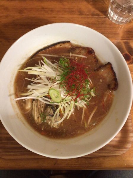 「牡蠣味噌らぁめん」@ご馳走らぁ麺 花梨の写真