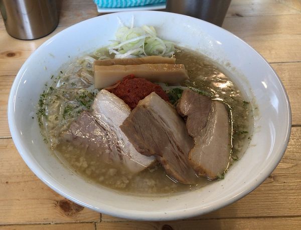 「山形辛味噌(850円)」@味噌ぶり noodle みやみやの写真