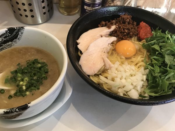 「限定　辛つけ麺」@麺屋 扇 SENの写真
