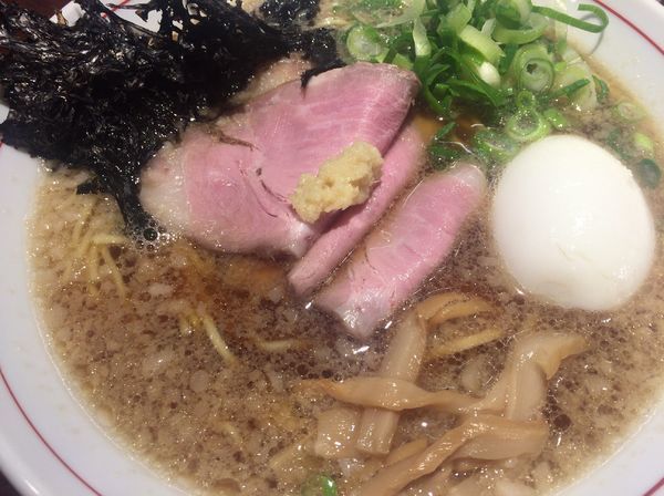 「背脂生姜醤油ラーメン」@生姜醤油専門 我武者羅 代々木店の写真