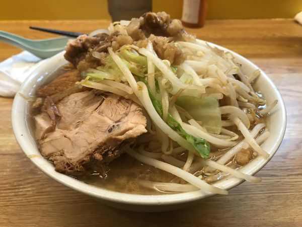 「ラーメン（ニンニクなし）」@ラーメン荘 夢を語れの写真