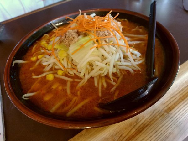 「辛みそらーめん(並盛・260g)850円」@大龍の写真