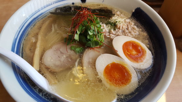 「鶏そば＋味玉」@麺屋 鶏口の写真