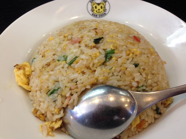 「炒飯＋汁有担々セット　￥９００」@サンコック 上面本店の写真