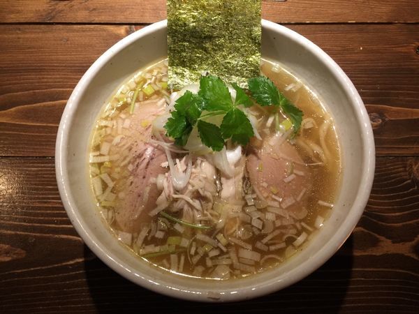 「とりそば塩」@神田とりそば なな蓮の写真